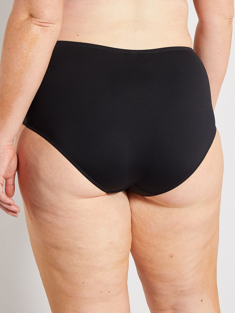 Cuecas Para Mulher Cintura Subida Em Renda Preto Kiabi