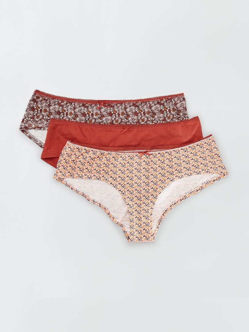 Lote De Shorties Envie De Lingerie Laranja Kiabi