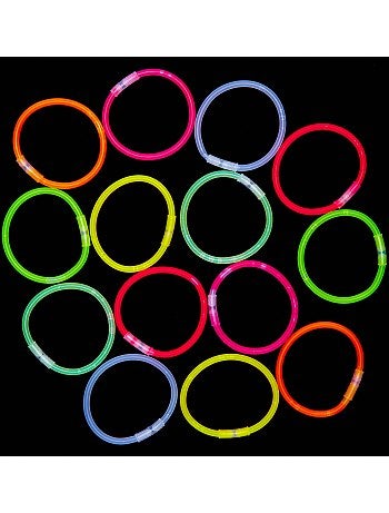 15 pulseiras luminosas - Kiabi