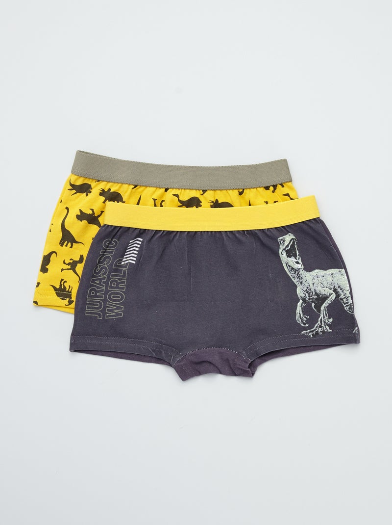 2 boxers 'Mundo Jurássico' AMARELO - Kiabi