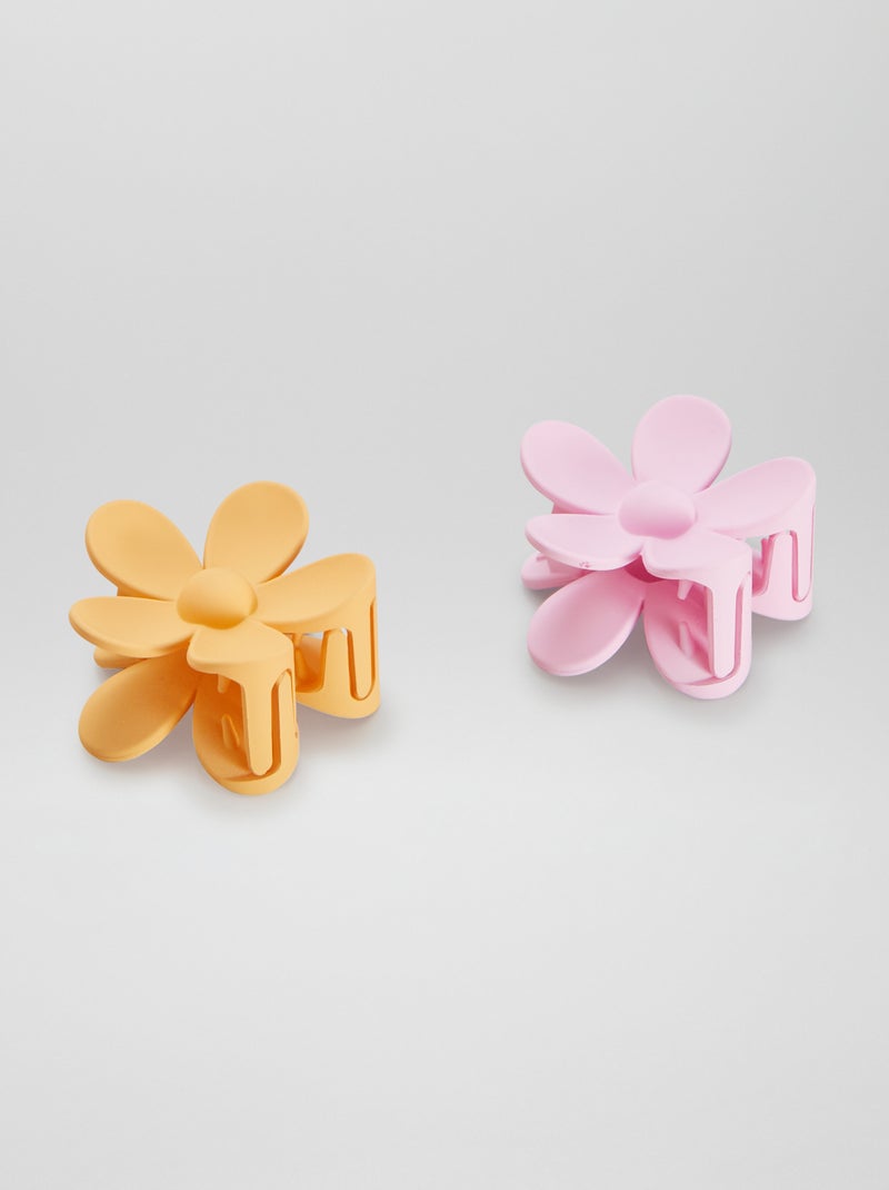 2 molas para o cabelo ROSA - Kiabi