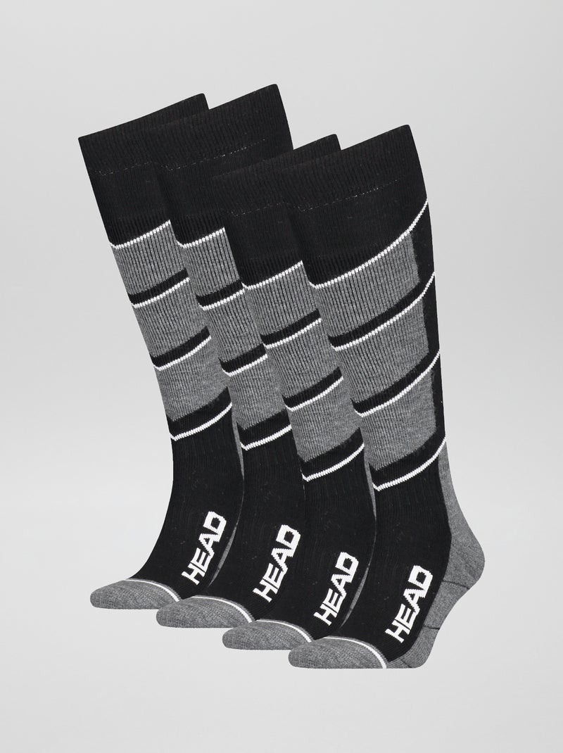 2 pares de meias de desporto 'HEAD' Preto - Kiabi