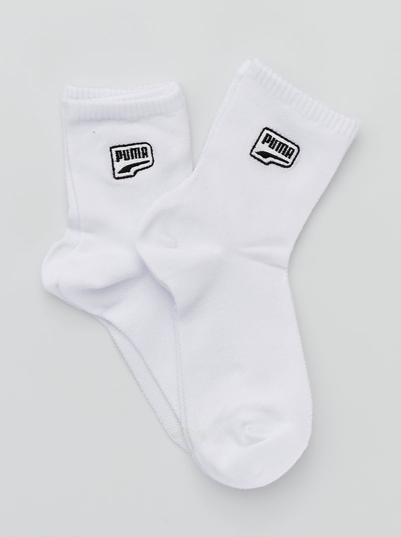 2 pares de meias 'Puma' BRANCO - Kiabi
