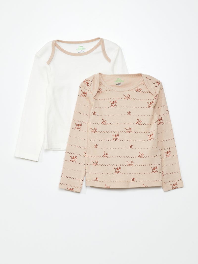 2 t-shirts 'Disney' MARROM - Kiabi