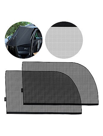 2 x Para-sol para carro 65x100 cm LIONELO – Cobre 100% da janela – Universal – Proteção UV
