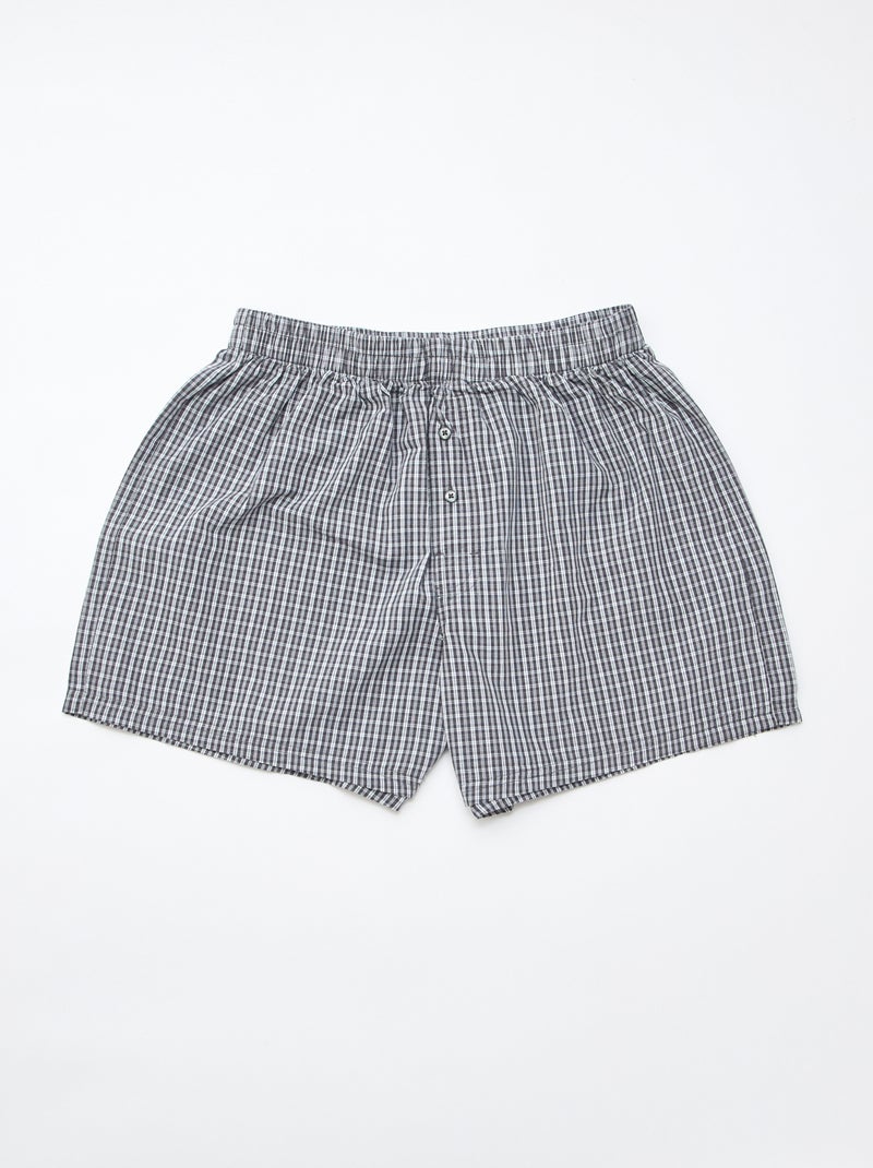 3 boxers Cinza - Kiabi