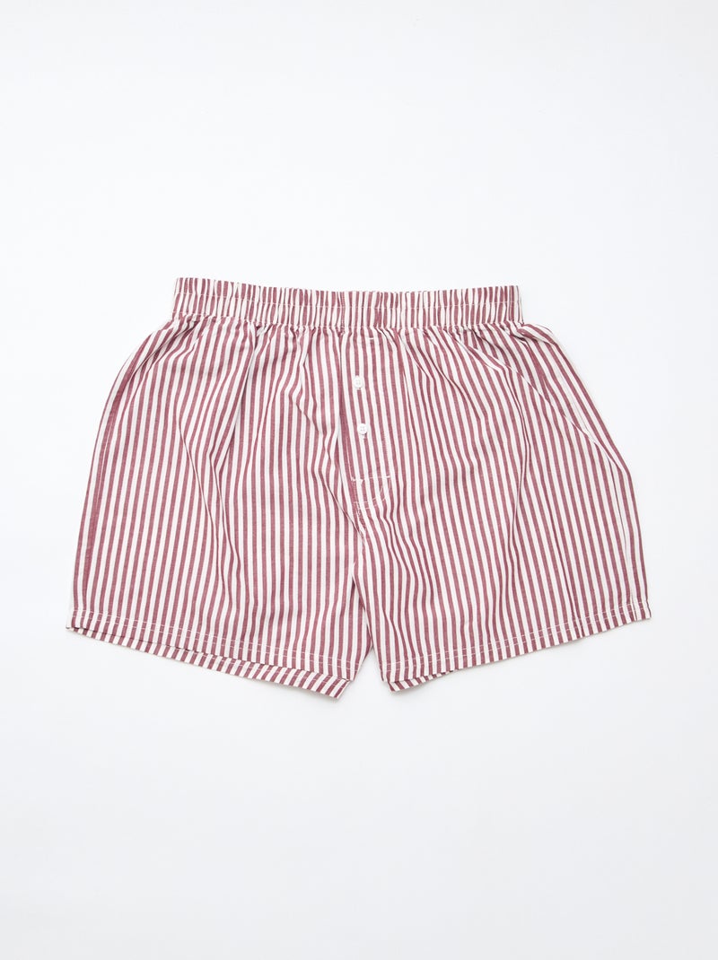 3 boxers Vermelho - Kiabi