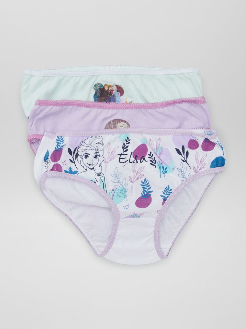 3 cuecas 'Frozen' VIOLETA - Kiabi