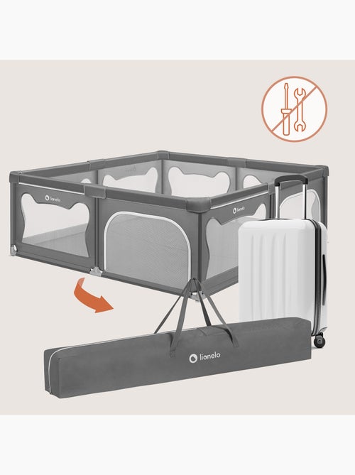 3-in-1 reisbedje LIONELO Alice – Ultralicht – Babybedje – Box – Matras van 3 cm – Tas inbegrepen - Kiabi 3-in-1 reisbedje LIONELO Alice – Ultralicht – Babybedje – Box – Matras van 3 cm – Tas inbegrepen - Kiabi