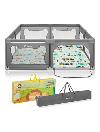 3-in-1 reisbedje LIONELO Alice – Ultralicht – Babybedje – Box – Matras van 3 cm – Tas inbegrepen