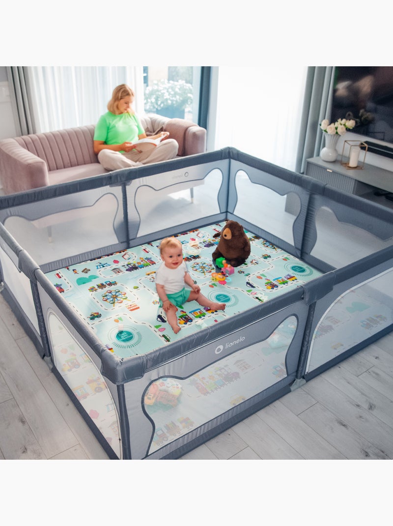 3-in-1 reisbedje LIONELO Alice – Ultralicht – Babybedje – Box – Matras van 3 cm – Tas inbegrepen Cinza - Kiabi
