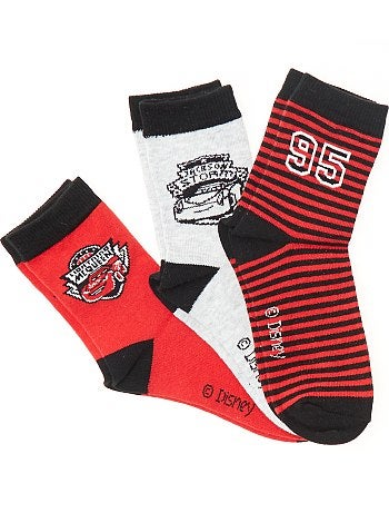 3 pares de meias 'Carros' da 'Disney' 'Pixar' - Kiabi