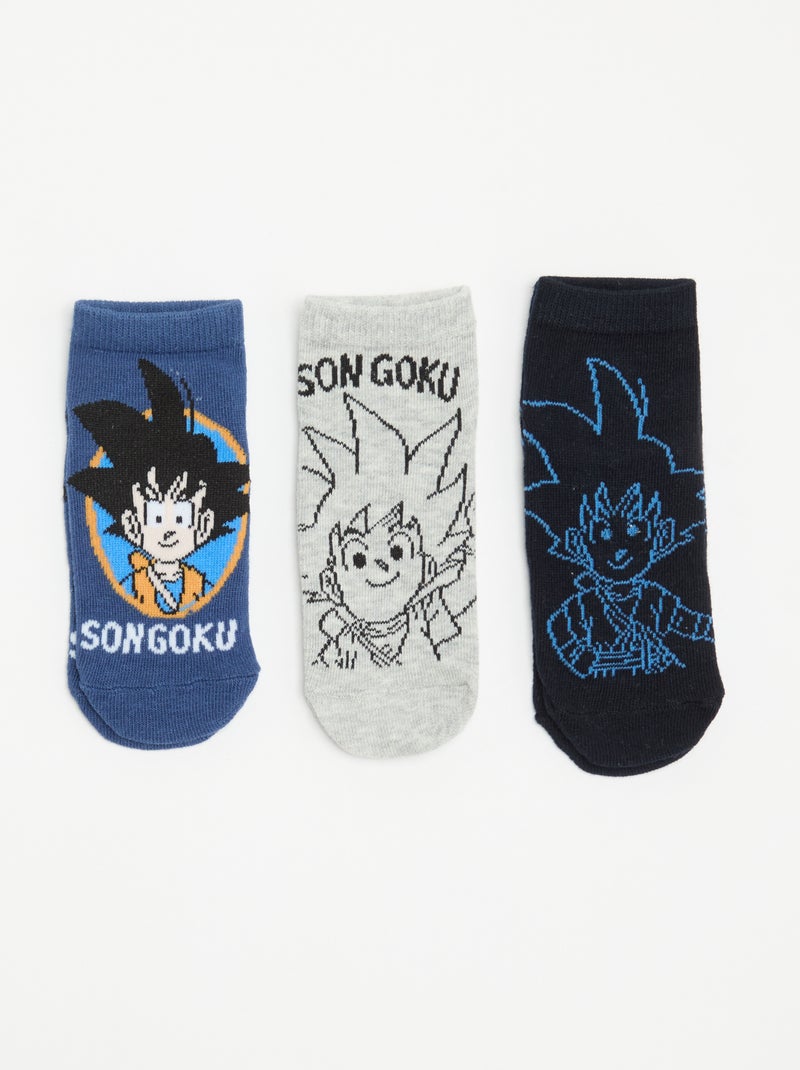 3 Pares de Meias 'Dragon Ball Z' Azul - Kiabi