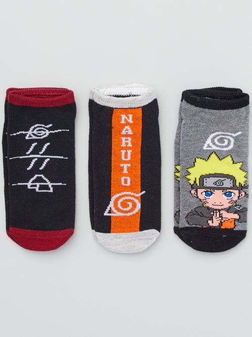 3 pares de meias 'Naruto' - Kiabi