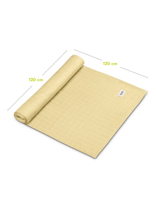 3 x fraldas de bebé de algodão e bambu natural LIONELO – 120 x 120 cm - Kiabi 3 x fraldas de bebé de algodão e bambu natural LIONELO – 120 x 120 cm - Kiabi