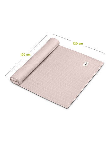 3 x fraldas de bebé de algodão e bambu natural LIONELO – 120 x 120 cm