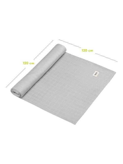3 x fraldas de bebé de algodão e bambu natural LIONELO – 120 x 120 cm - Kiabi 3 x fraldas de bebé de algodão e bambu natural LIONELO – 120 x 120 cm - Kiabi