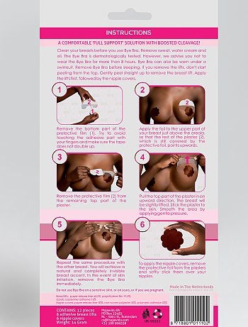 4 pares de tiras push-up + protetores de mamilo - Kiabi