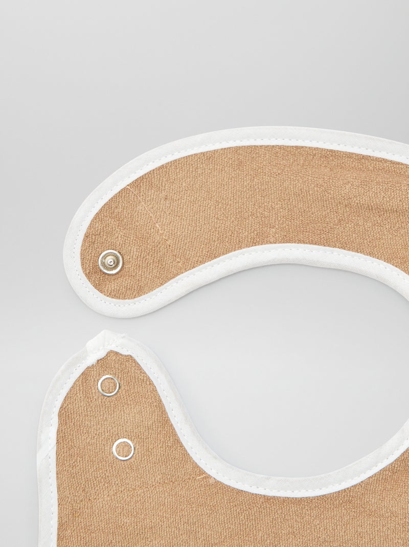 5 babetes com estampados divertidos com fecho de pressão CASTANHO - Kiabi