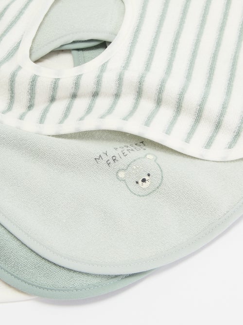 5 babetes com estampados divertidos com fecho de pressão - Kiabi