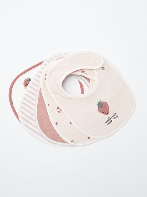 5 babetes com estampados divertidos com fecho de pressão - Kiabi