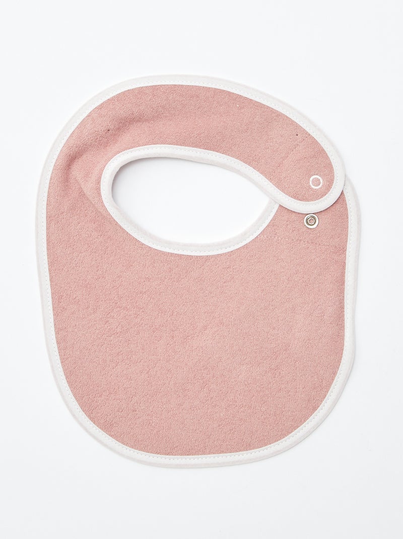5 babetes com estampados divertidos com fecho de pressão ROSA - Kiabi