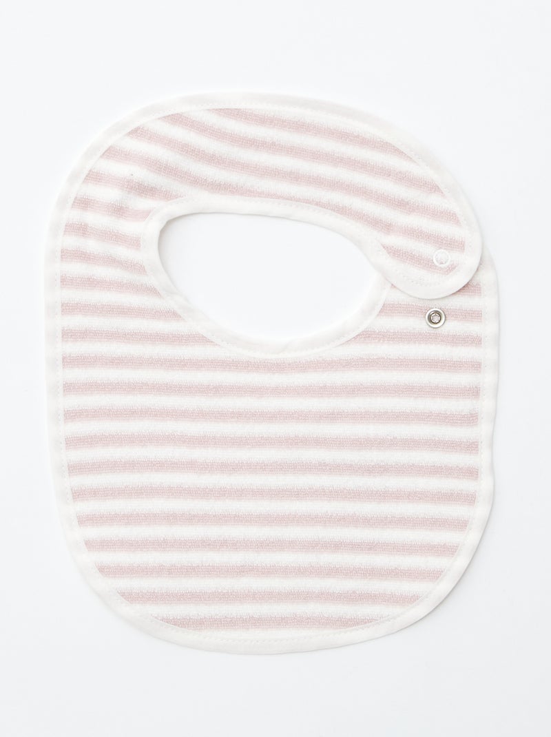 5 babetes com estampados divertidos com fecho de pressão ROSA - Kiabi