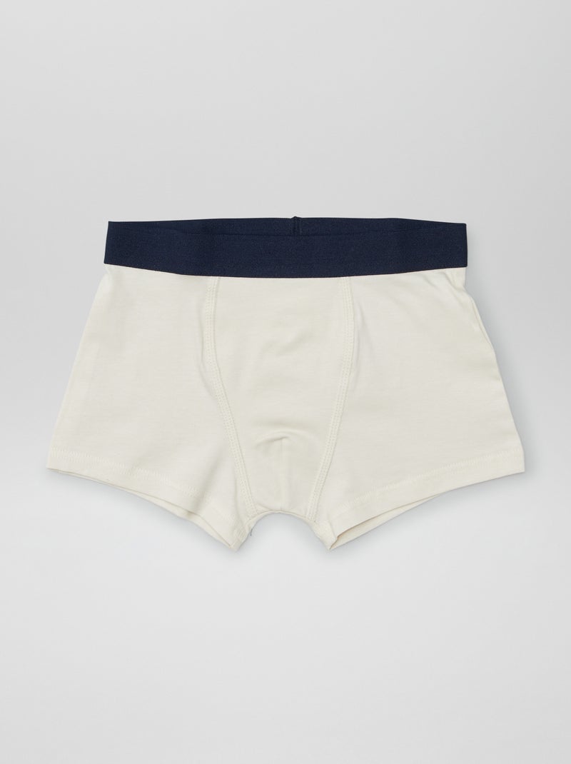 5 boxers lisos VERDE - Kiabi