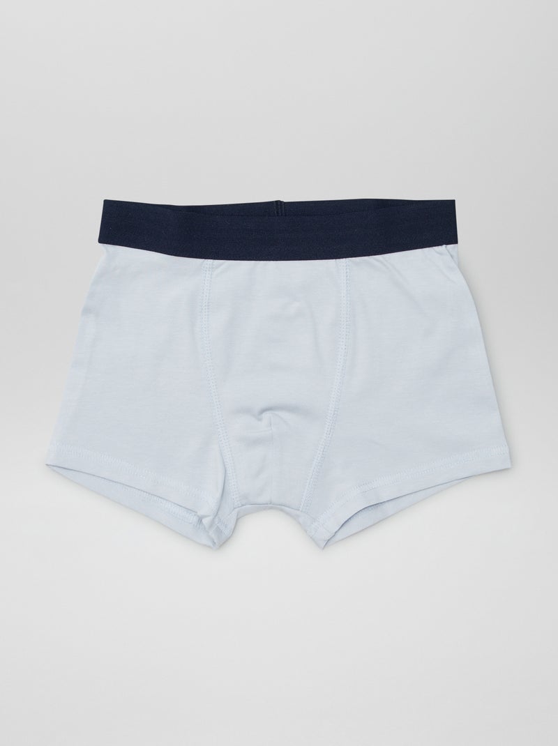5 boxers lisos VERDE - Kiabi