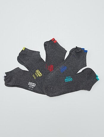 5 pares de meias 'DIM'