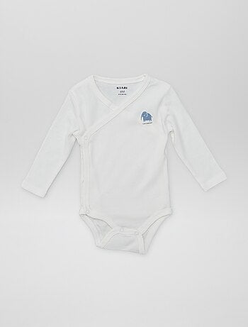 7 bodies com formato cruzado + bolsa de arrumação