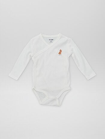 7 bodies com formato cruzado + bolsa de arrumação