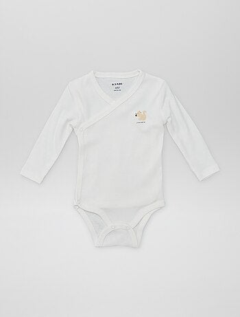 7 bodies com formato cruzado + bolsa de arrumação