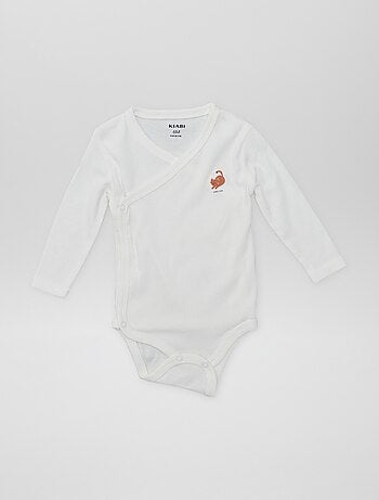 7 bodies com formato cruzado + bolsa de arrumação