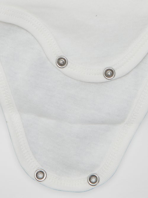 7 bodies em forma cruzada + bolsa de arrumação - Kiabi