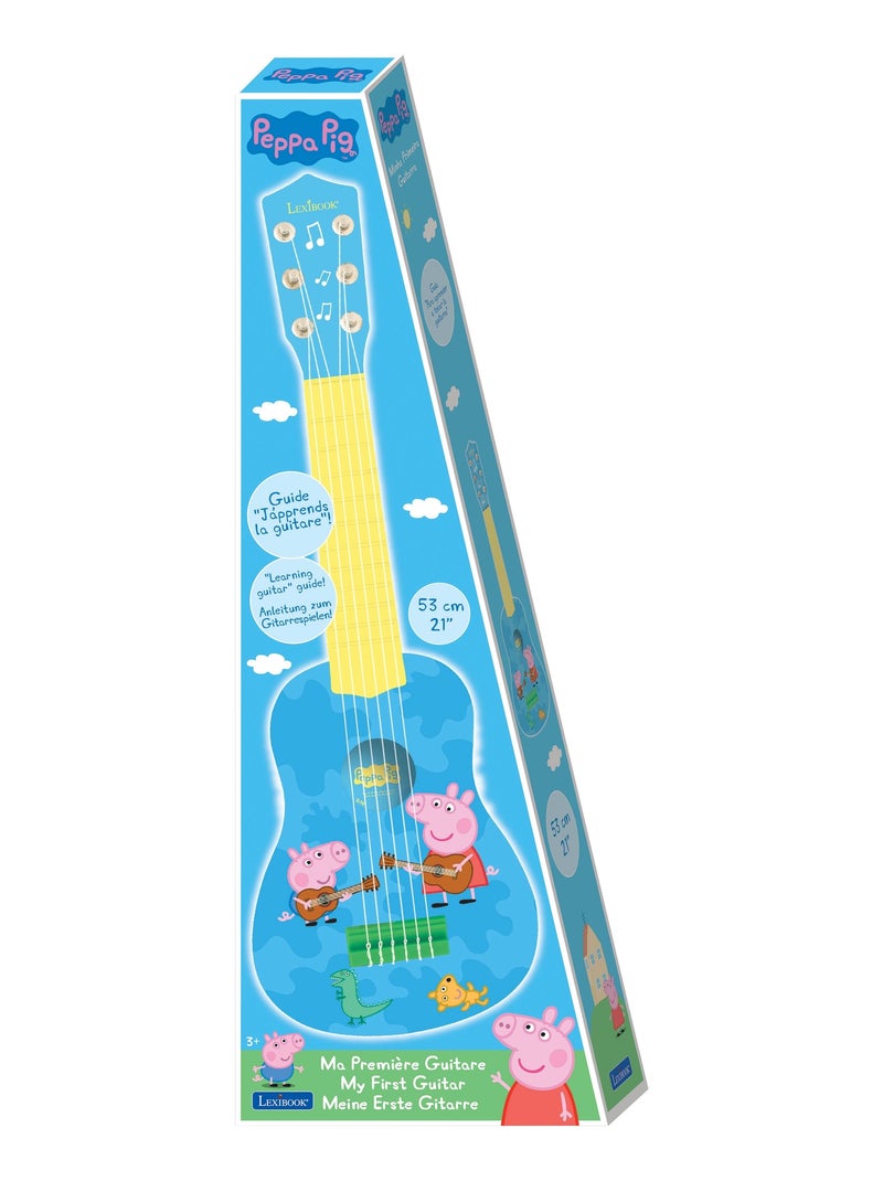 A minha primeira guitarrara peppa pig 21''/53 cm Azul - Kiabi