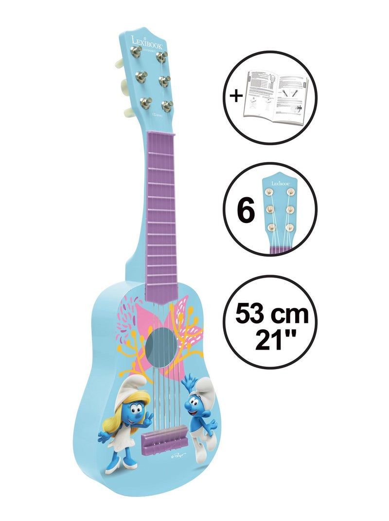A minha primeira guitarrara smurfs 21/53 cm Azul - Kiabi