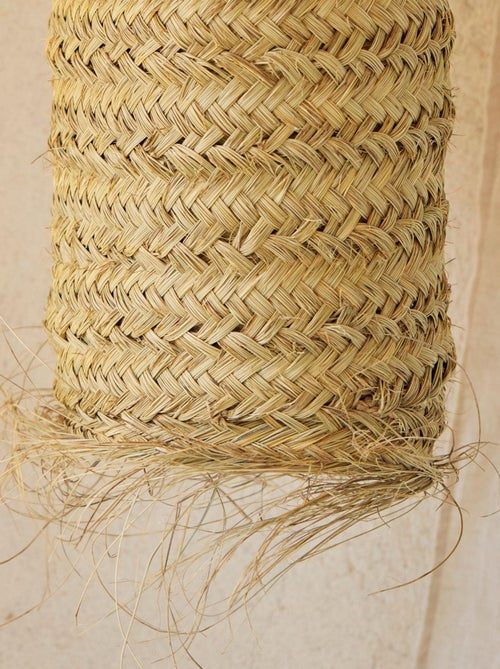 Abajur em tubo de fibra de palmeira - Kiabi
