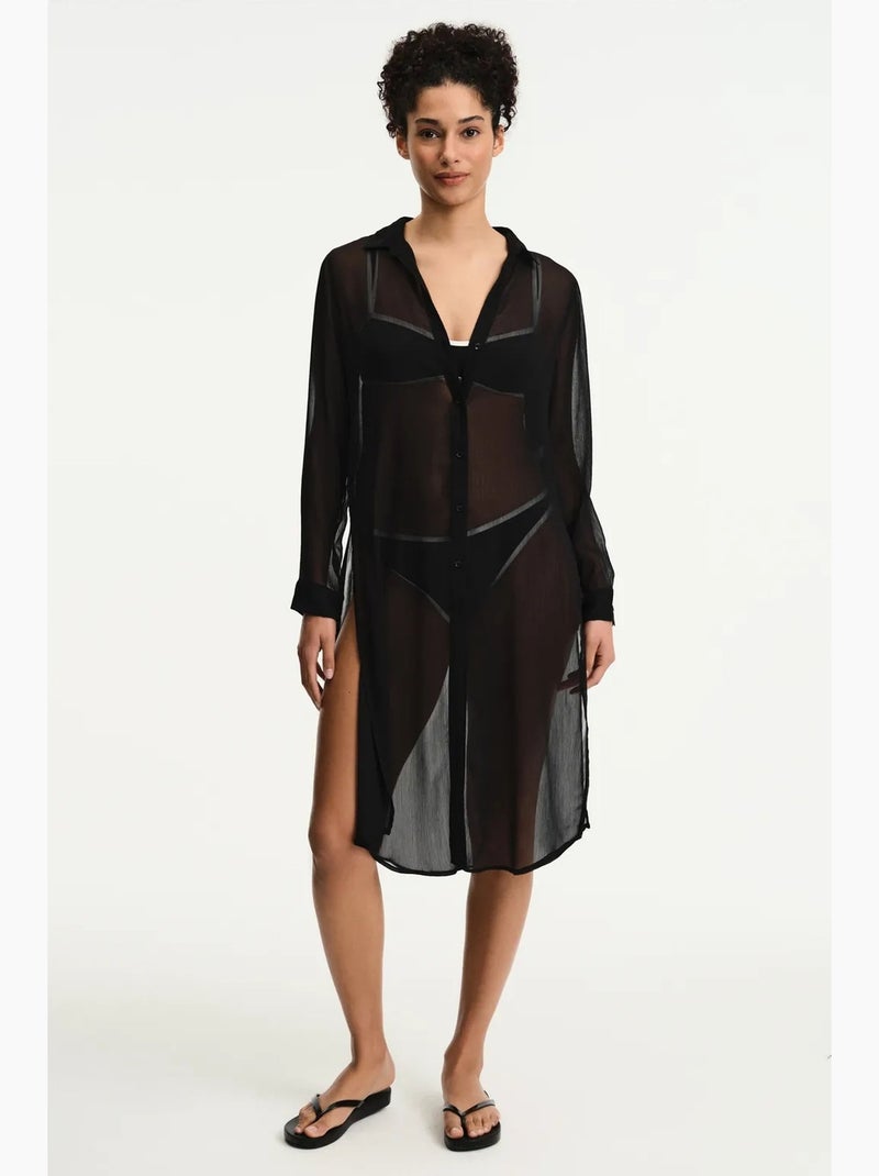 Abbie camisa penti Preto - Kiabi