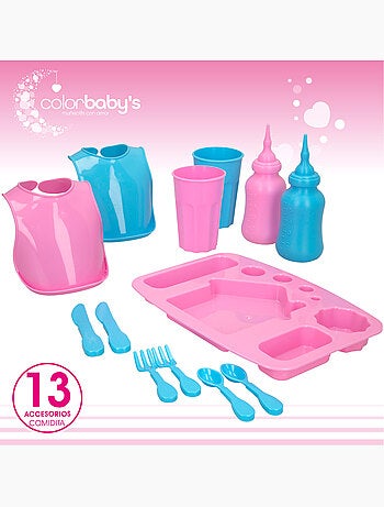 Acessórios de brinquedo para bebês c/banheira colorbaby's