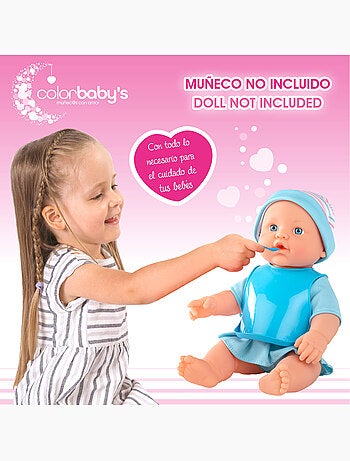 Acessórios de brinquedo para bebês c/banheira colorbaby's