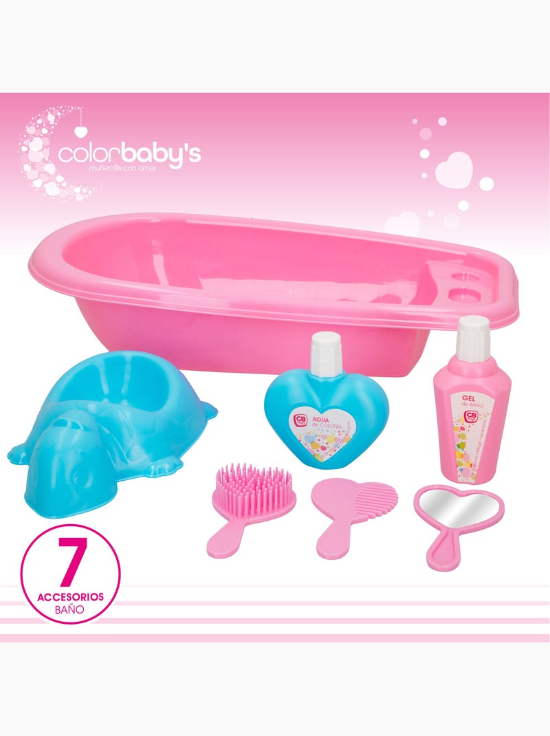Acessórios de brinquedo para bebês c/banheira colorbaby's N/D - Kiabi