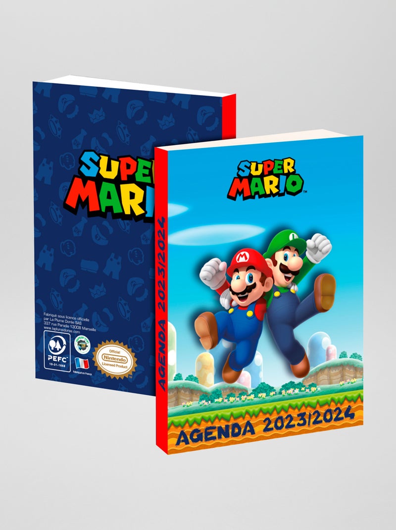 Agenda flexível 'Mário' 2023-2024 Azul - Kiabi