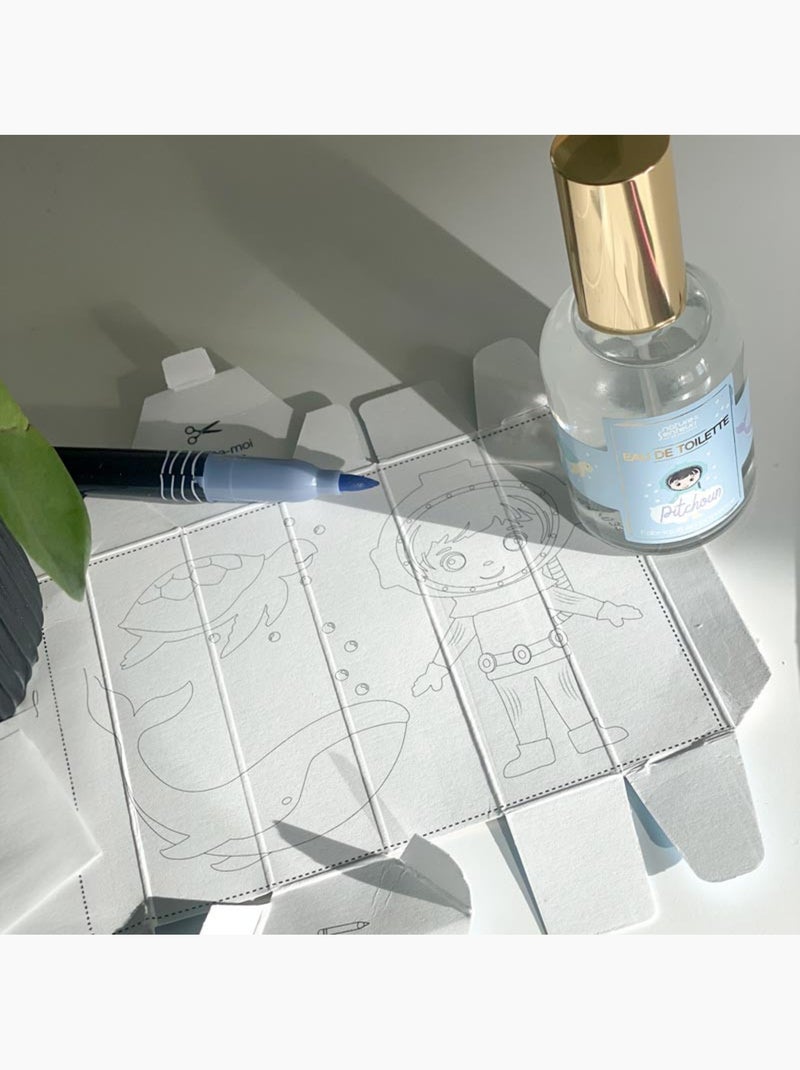 Água de toilette menino citrinos manjericão 50 ml Azul-céu - Kiabi