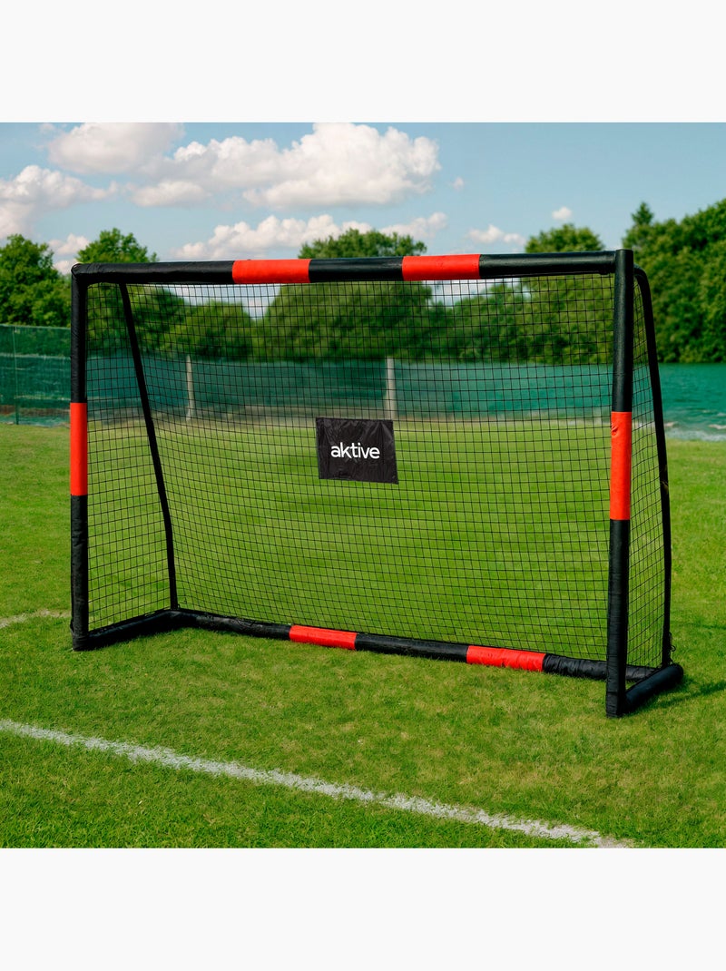 Aktive baliza de futebol 180x60x120 cm estrutura com proteção, rede e pinos N/D - Kiabi