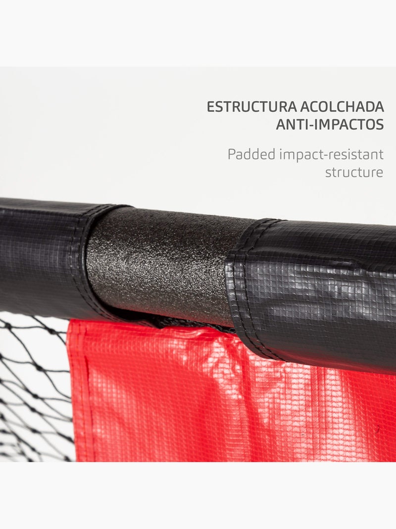Aktive baliza de futebol 180x60x120 cm estrutura com proteção, rede e pinos N/D - Kiabi