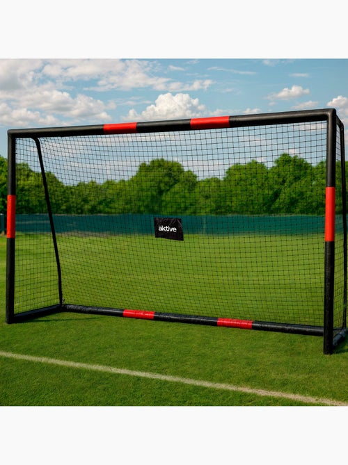 Aktive baliza de futebol 300x120x200 cm estrutura com proteção, rede e pinos - Kiabi Aktive baliza de futebol 300x120x200 cm estrutura com proteção, rede e pinos - Kiabi
