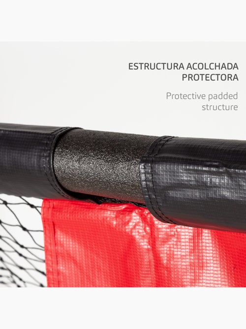 Aktive baliza de futebol 300x120x200 cm estrutura com proteção, rede e pinos - Kiabi Aktive baliza de futebol 300x120x200 cm estrutura com proteção, rede e pinos - Kiabi