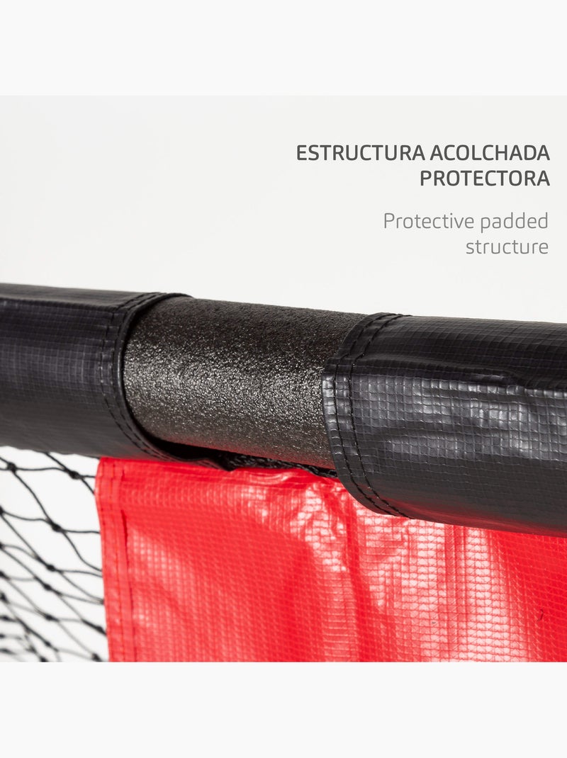 Aktive baliza de futebol 300x120x200 cm estrutura com proteção, rede e pinos N/D - Kiabi