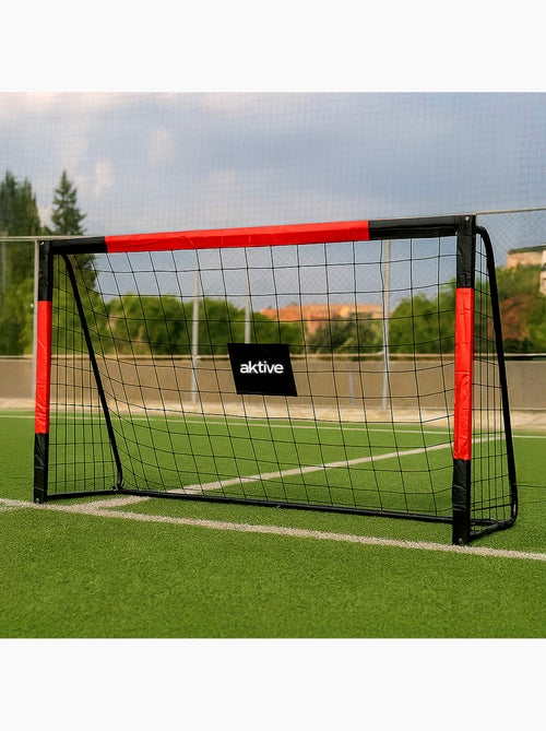 Aktive baliza de futebol de aço 300x90x160 cm com rede resistente e 7 pinos - Kiabi Aktive baliza de futebol de aço 300x90x160 cm com rede resistente e 7 pinos - Kiabi